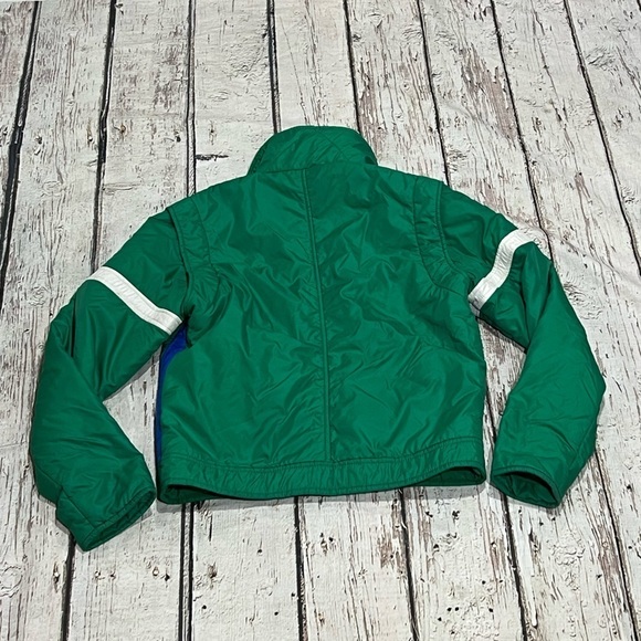 Vintage 1980s Number #1 Ski Skiing Snowboarding Women's Zip Up Jacket - Picture 2 of 10